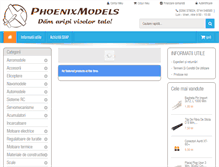 Tablet Screenshot of phoenixmodels.ro